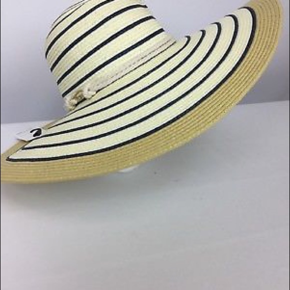 Calvin Klein Accessories - Calvin Klein Womens Nautical Floppy Hat Navy OS